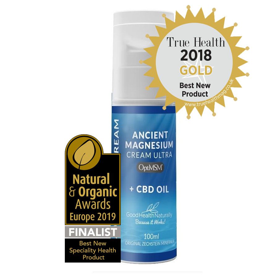 Ancient Magnesium Cream Ultra OptiMSM+CBD Oil 100ml (Currently