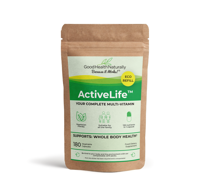 Active Life Eco Refill Pouch 180's