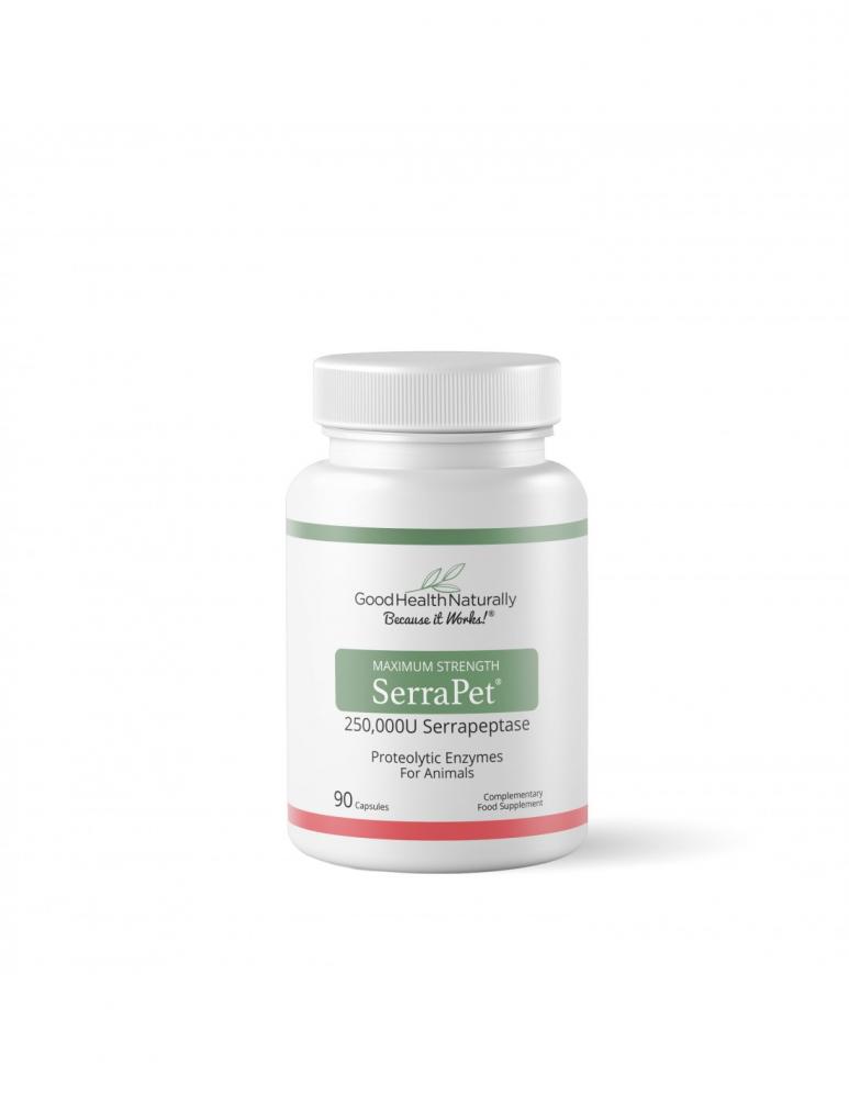 SerraPet® 250,000IU Serrapeptase 90 CAPSULES