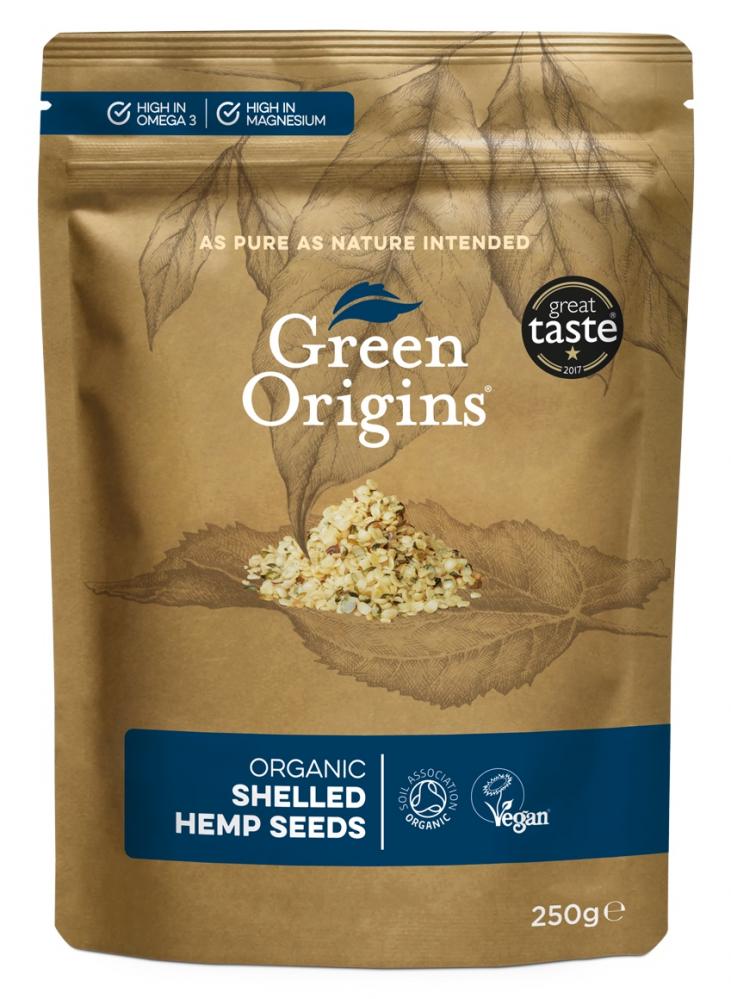 Organic Shelled Hemp Seeds 250g