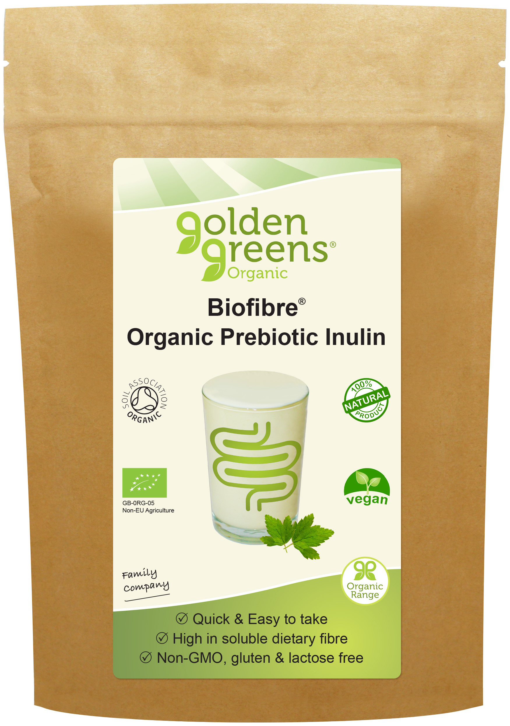 Biofibre Organic Prebiotic Inulin 500g