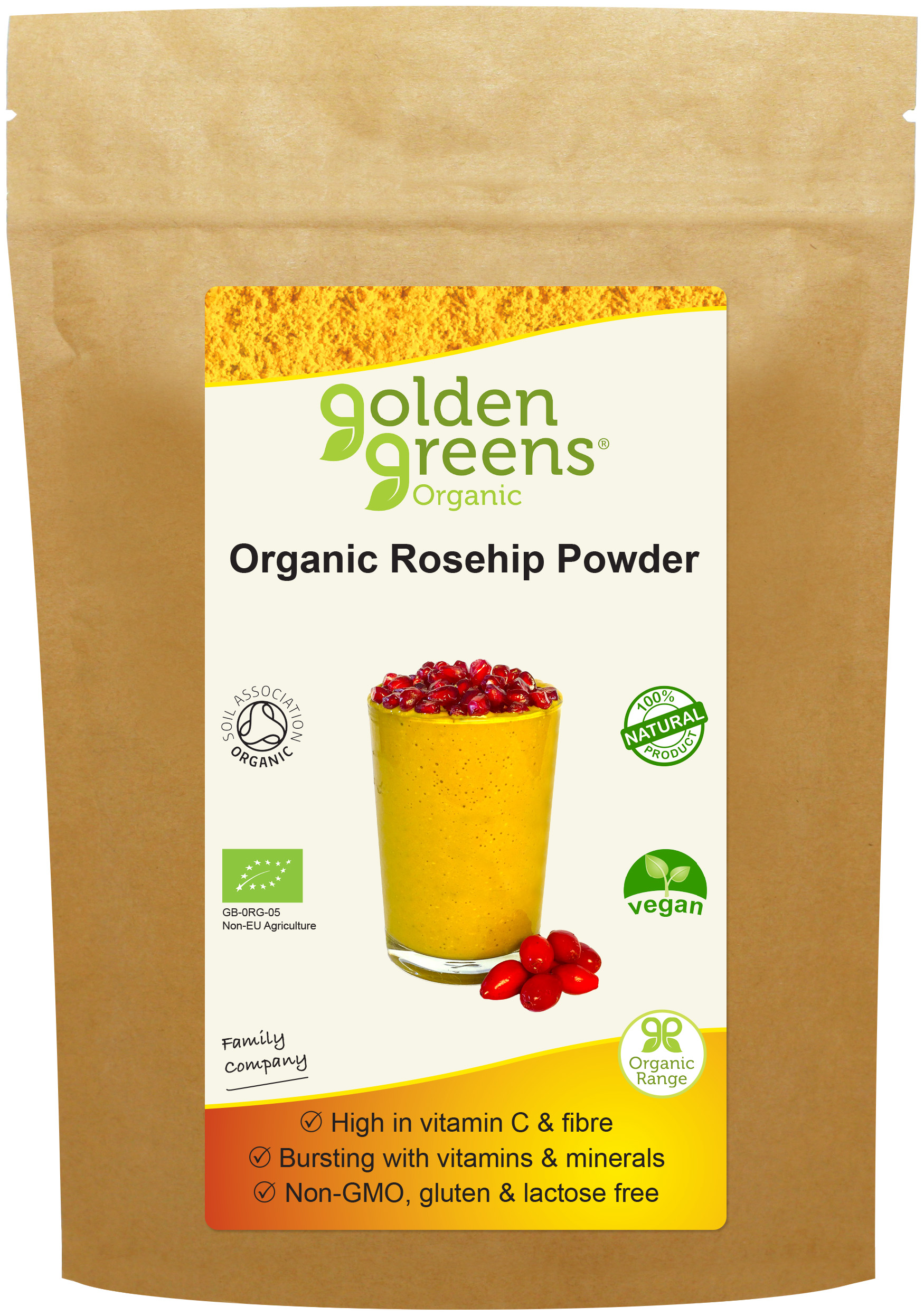 Organic Rosehip Powder 200g