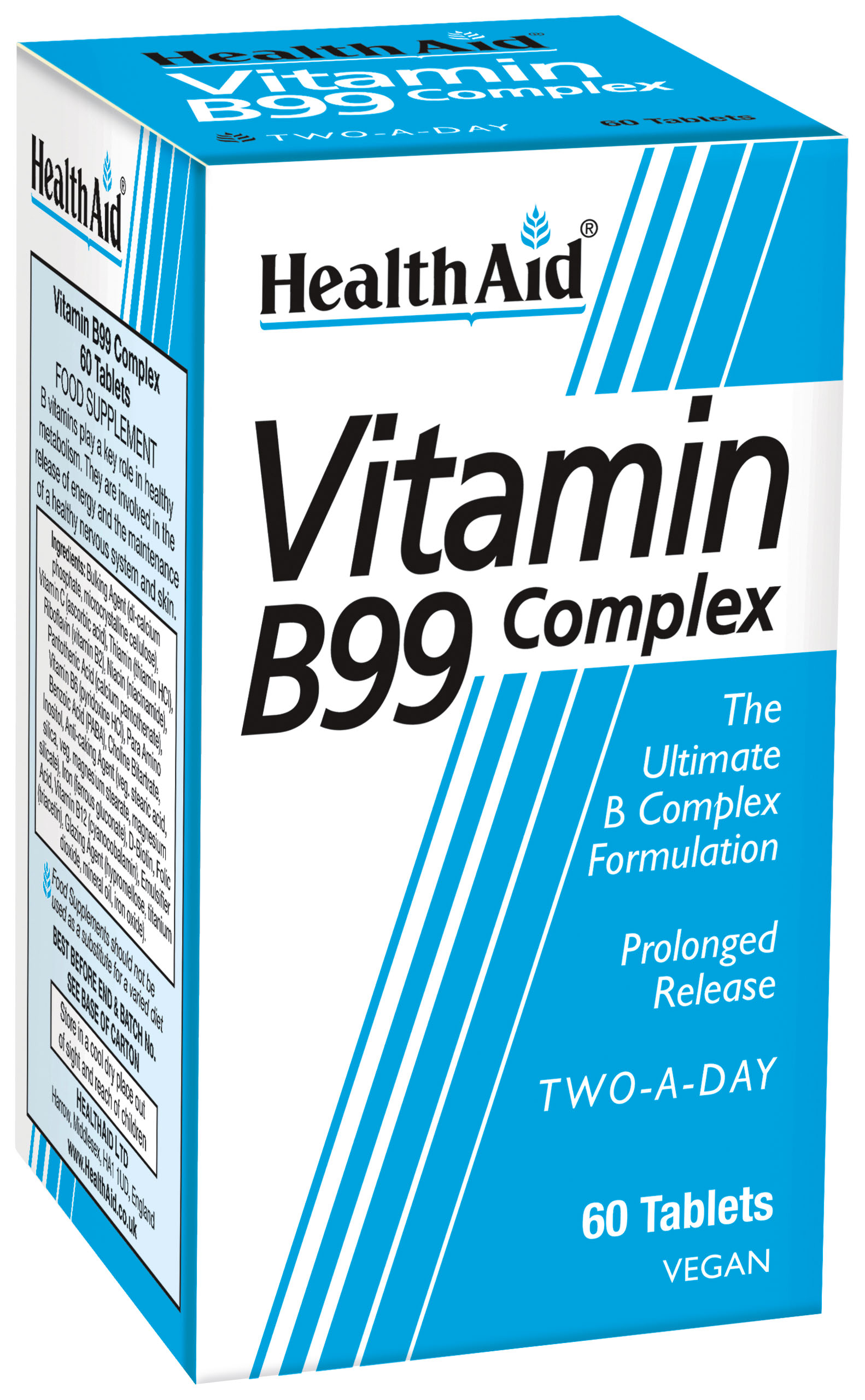 Vegan Vitamin B99 Complex 60's