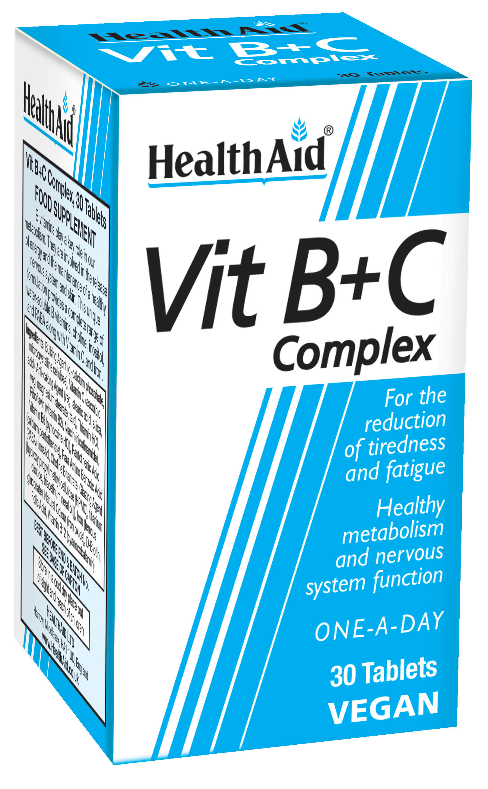 Vitamin B+C Complex Prolonged Release 30's The Natural Dispensary