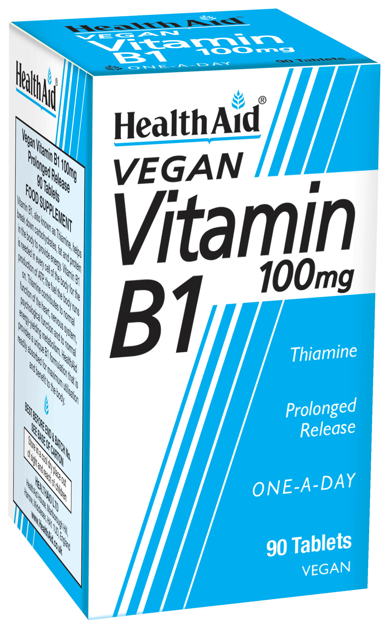 Vegan Vitamin B1 100mg 90's