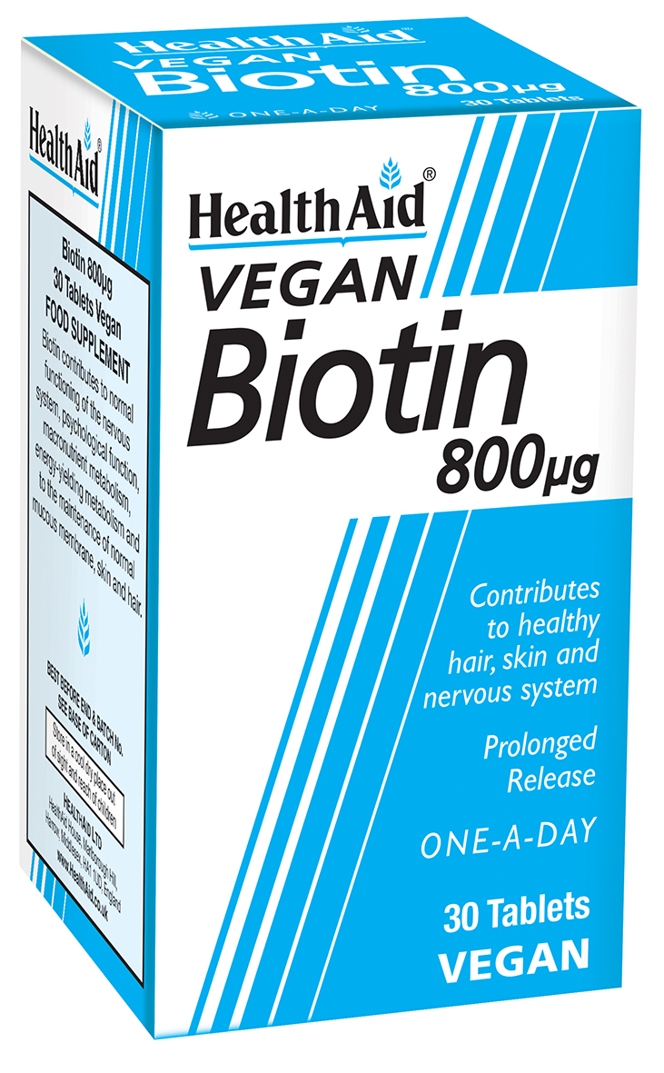 Vegan Biotin 800ug 30's