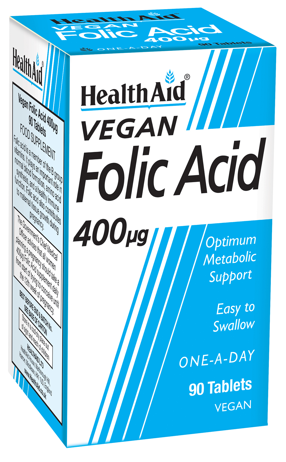 Vegan Folic Acid 400ug 90's