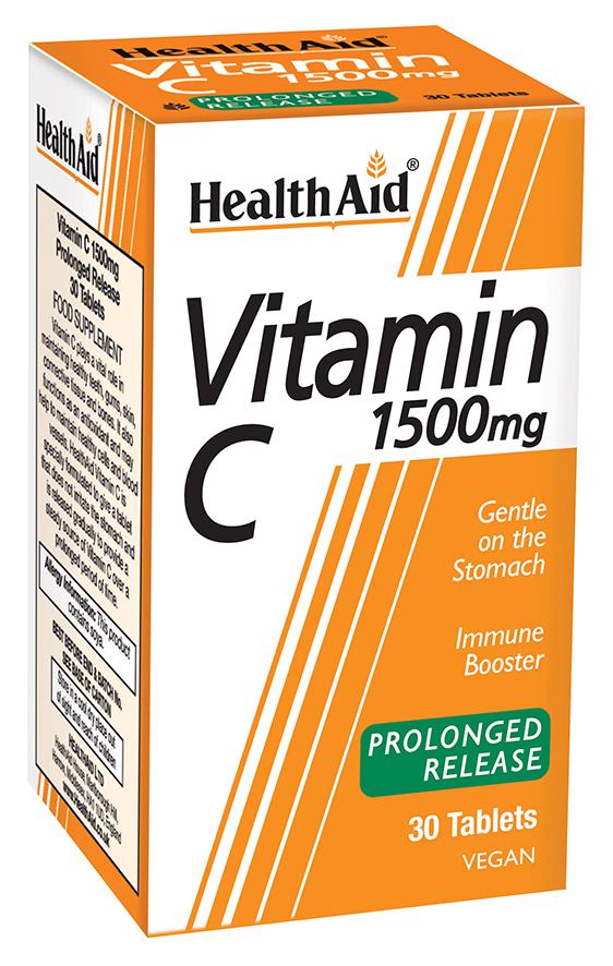 Vegan Vitamin C 1500mg Prolonged Release 30's
