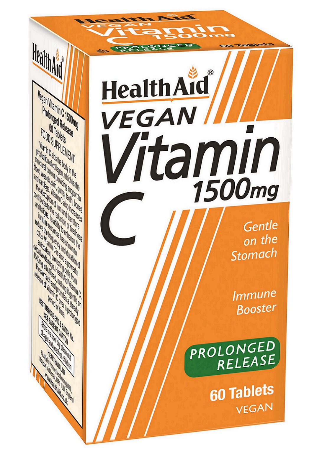 Vegan Vitamin C 1500mg Prolonged Release 60's