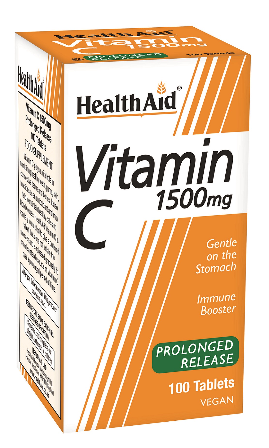 Vegan Vitamin C 1500mg Prolonged Release 100's