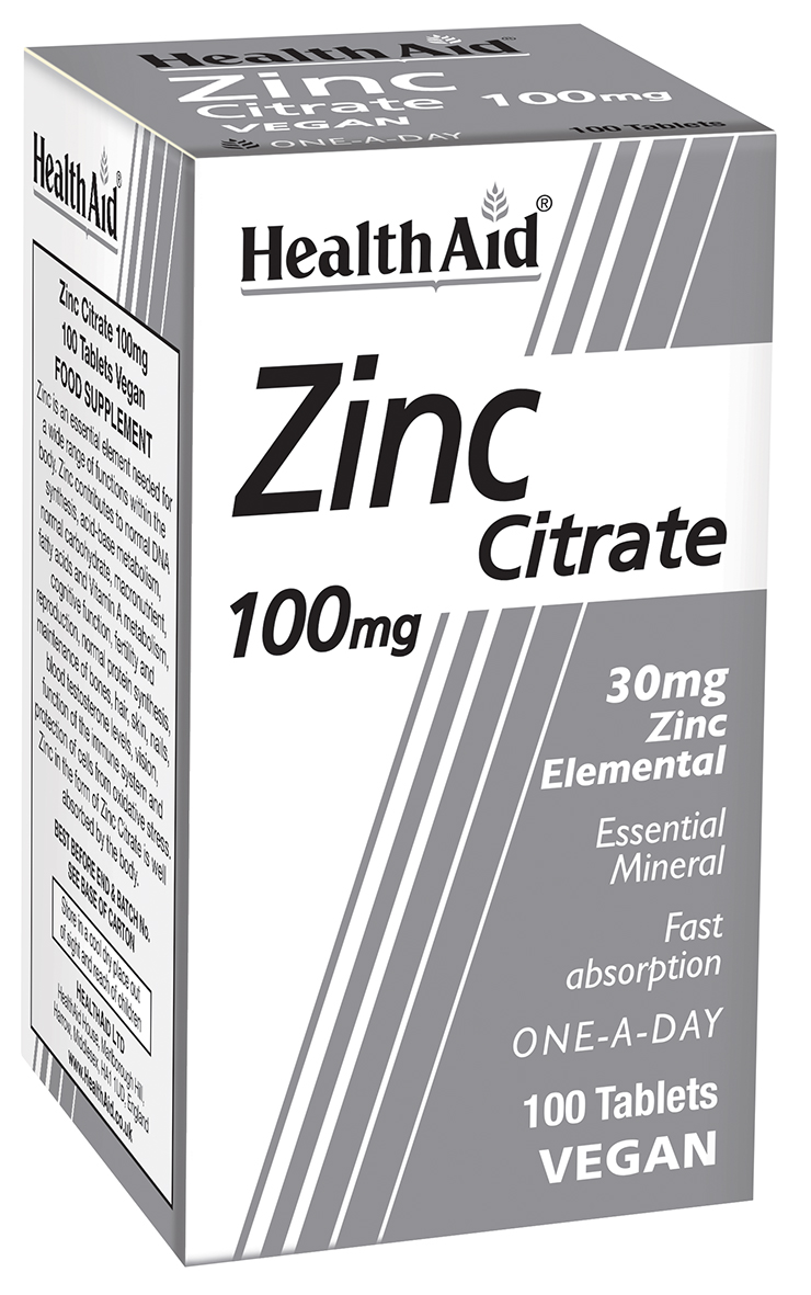 Zinc Citrate 100mg 100's