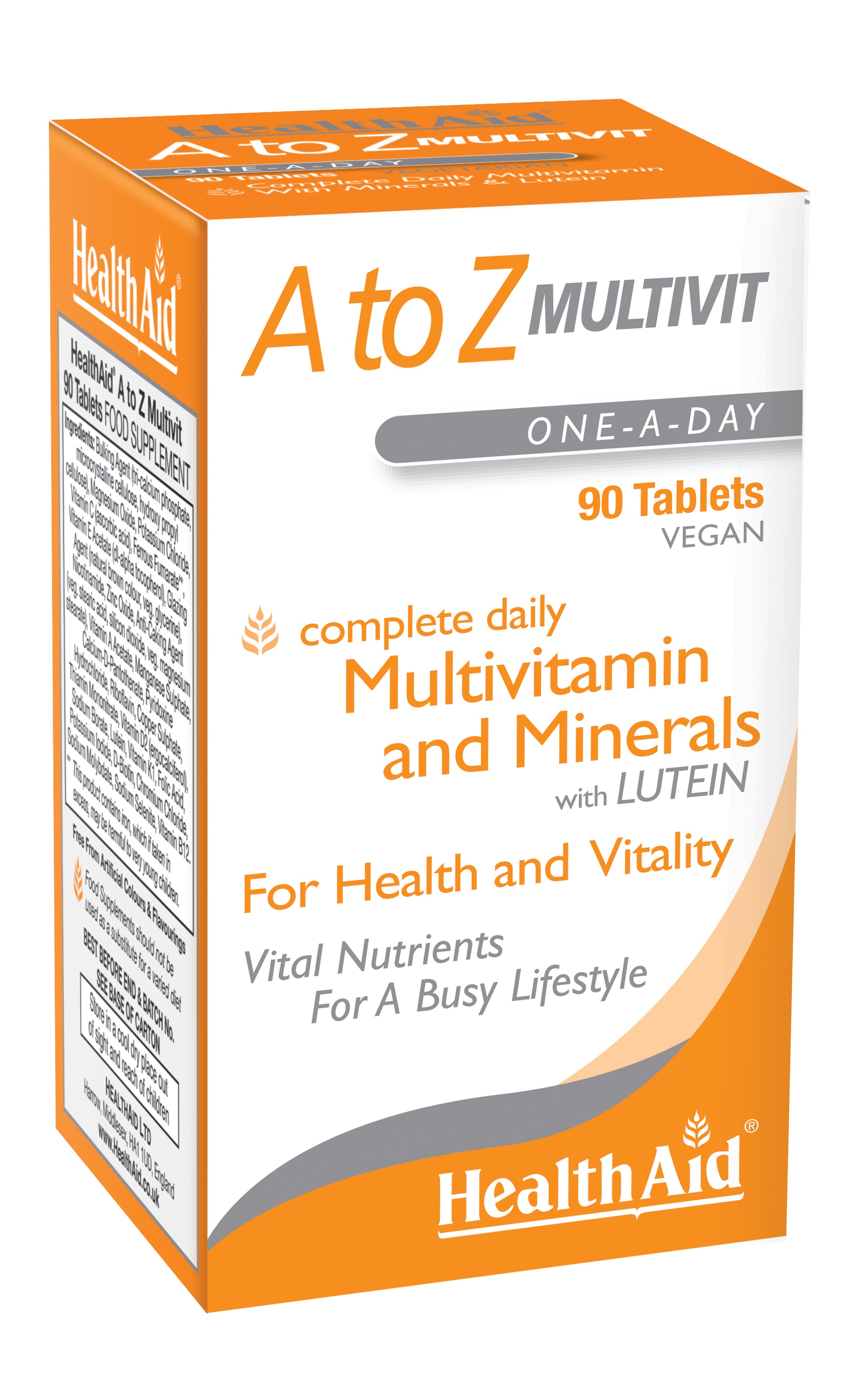 A to Z Multivit with Lutein 90's