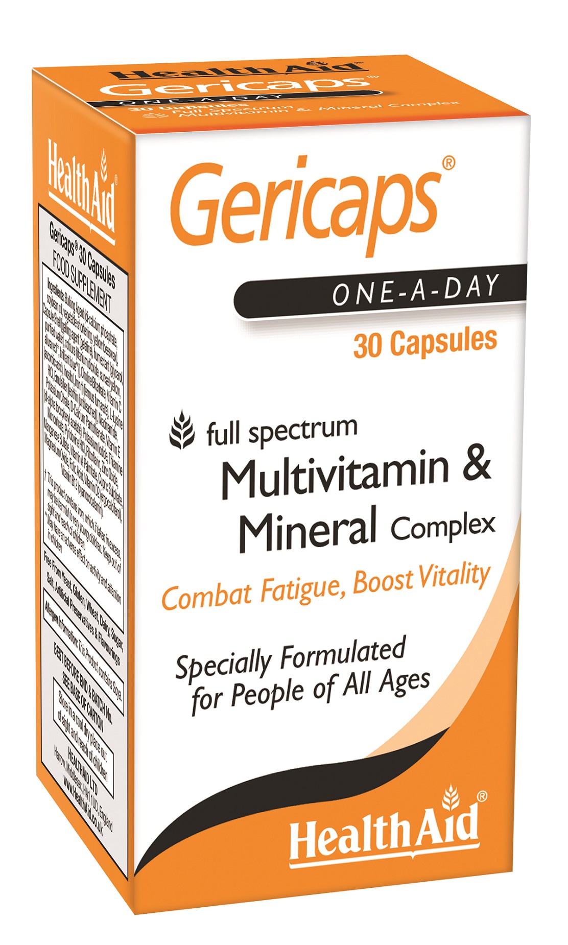 Gericaps Multivitamin & Mineral Complex  30's