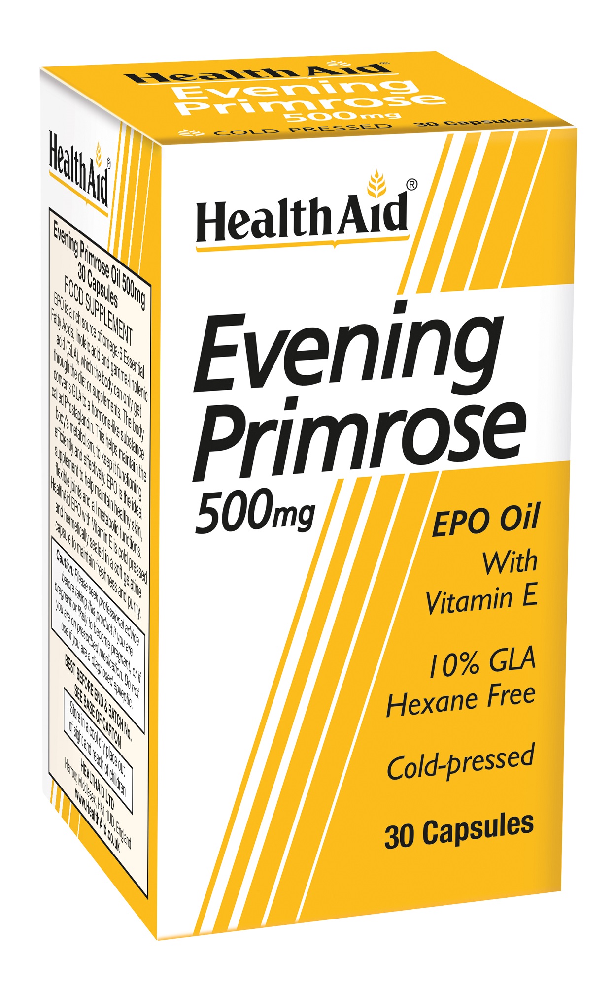 Evening Primrose Oil 500mg with Vitamin E  30's