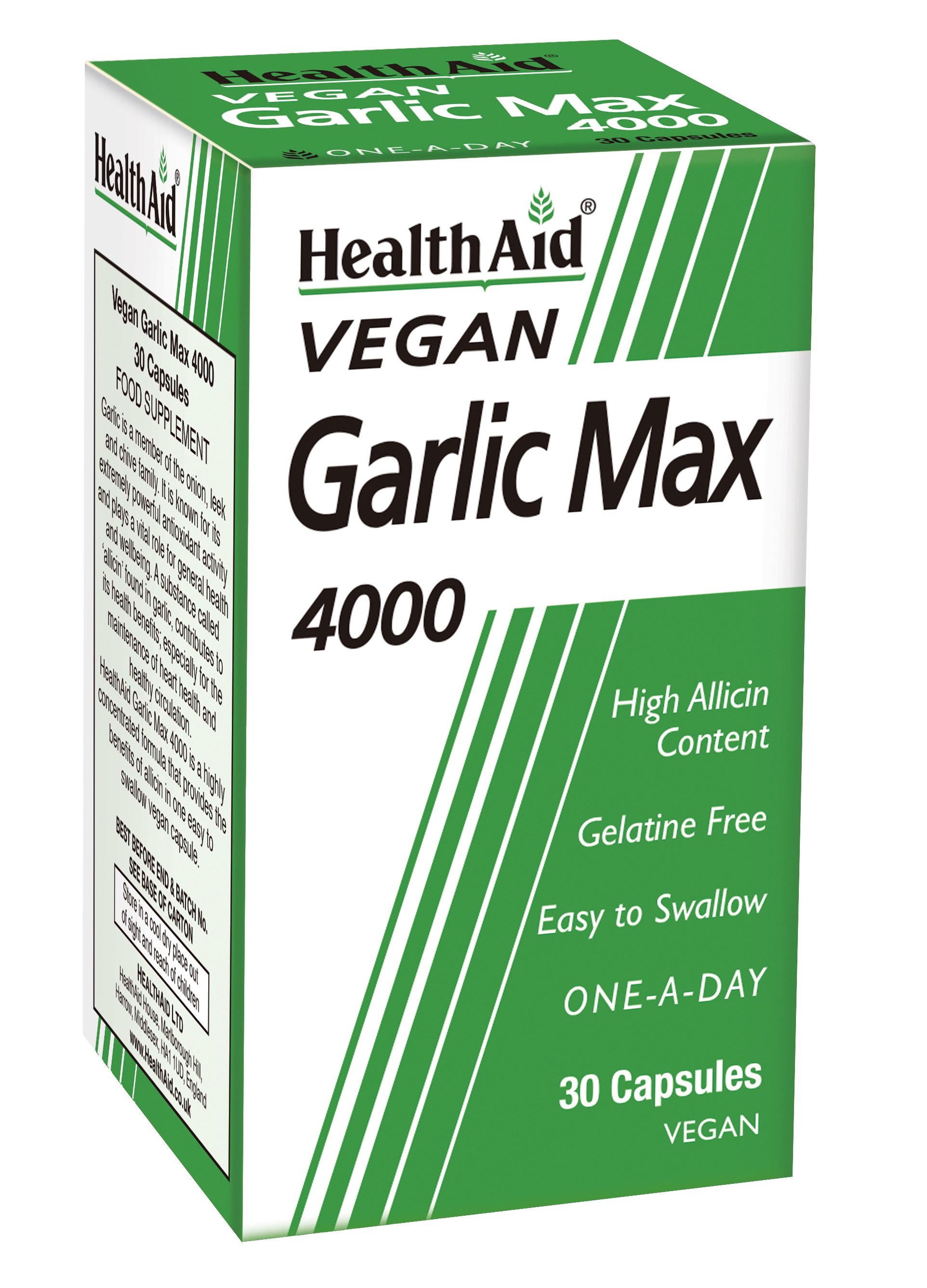 Vegan Garlic Max 4000 30's  (Formerly Maxi Garlic 4000)