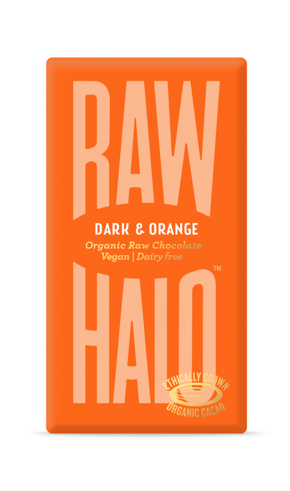 Dark & Orange Organic Raw Chocolate Vegan 35g