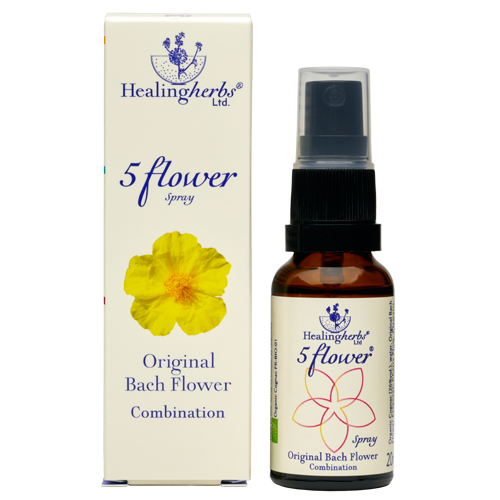 5 Flower Spray Original Bach Flower Combination 20ml The Natural