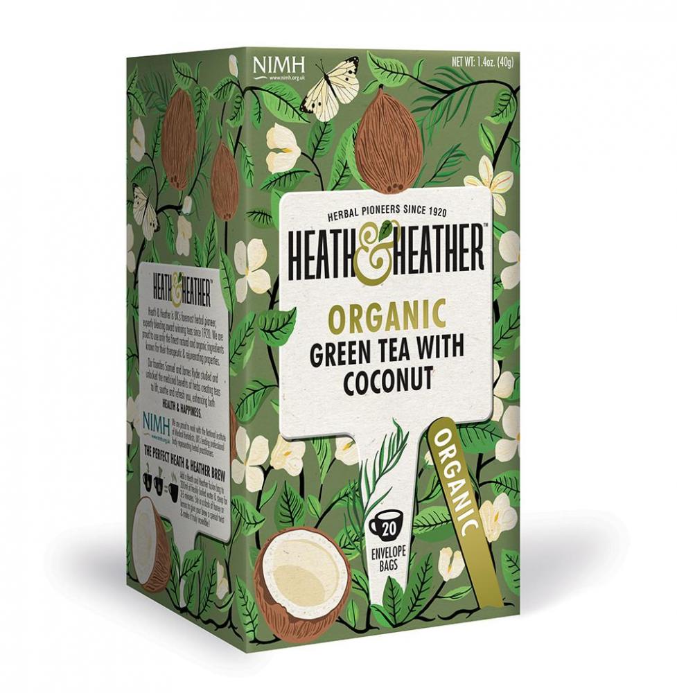 Organic Green Tea with Coconut 20's