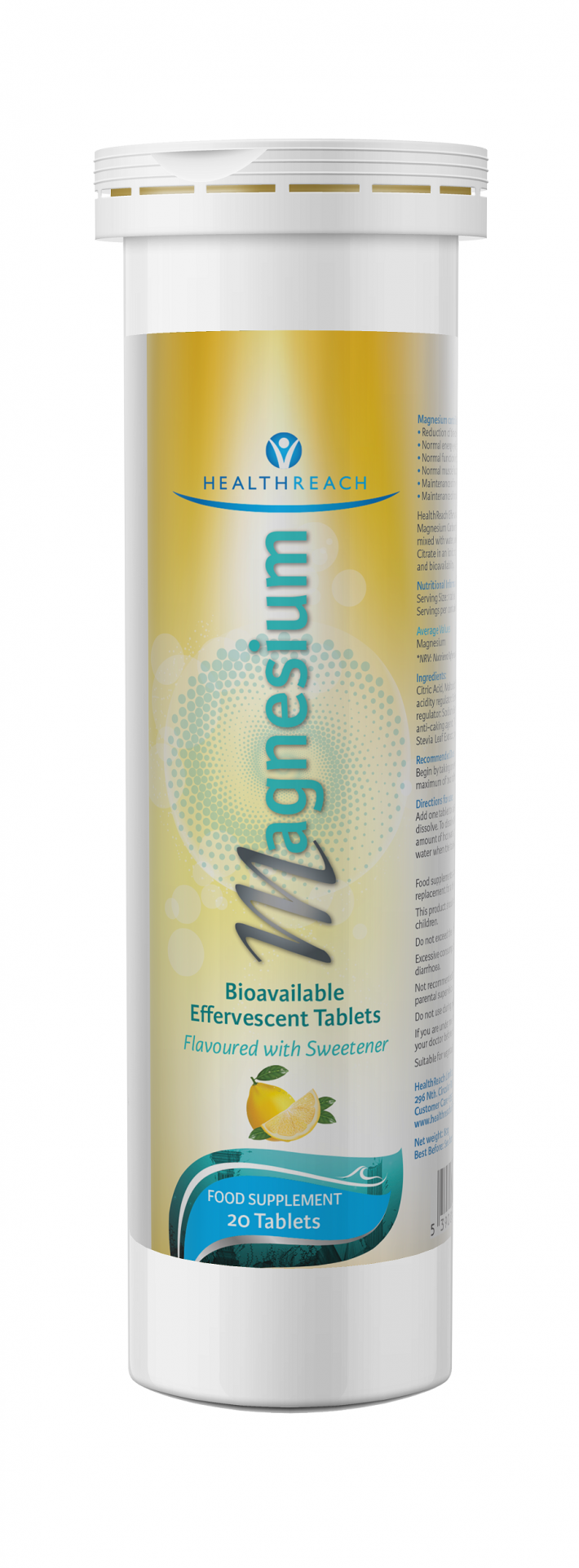 Magnesium Bioavailable Effervescent Tablets 20's