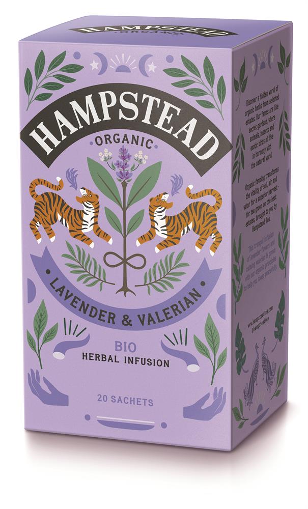 Organic Lavender & Valerian Tea 20's