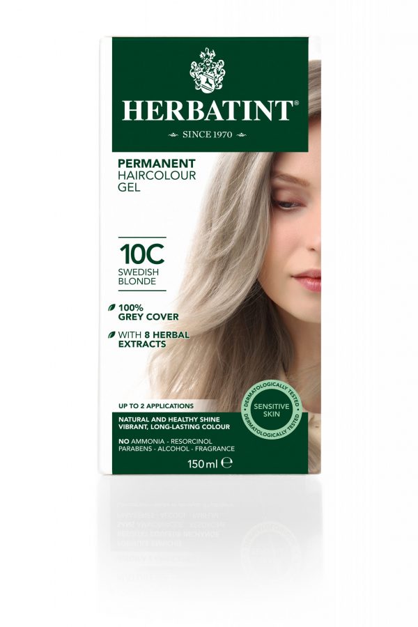 Permanent Hair Colour Gel 10C Swedish Blonde 150ml