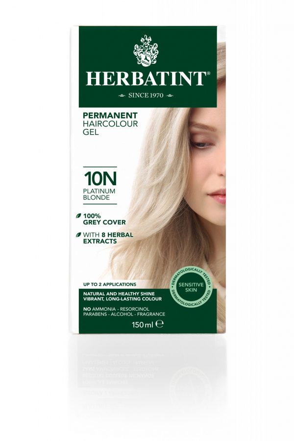 Permanent Hair Colour Gel 10N Platinum Blonde 150ml