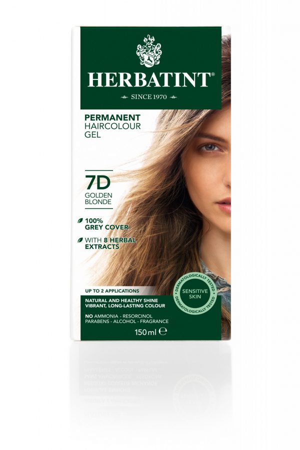 Permanent Hair Colour Gel 7D Golden Blonde 150ml