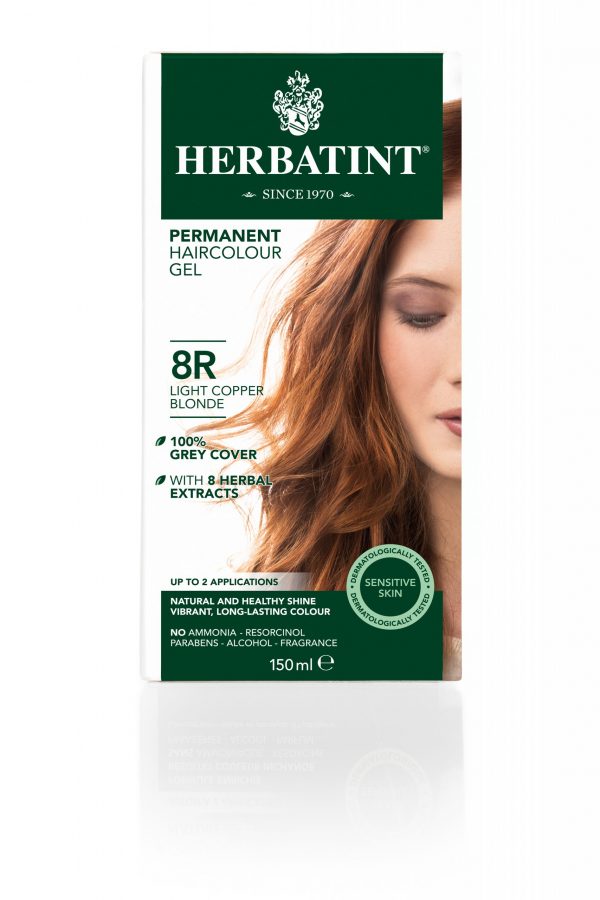 Permanent Hair Colour Gel 8R Light Copper Blonde 150ml