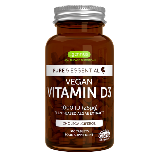 Pure & Essential Vegan Vitamin D3 1000 IU 365's