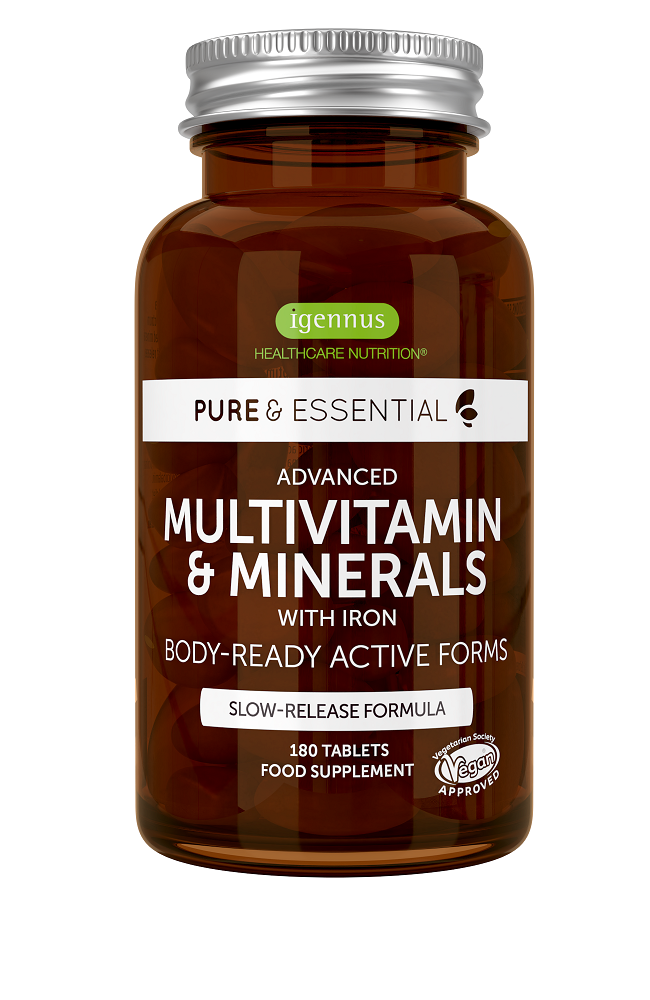 Pure & Essential Multivitamin & Minerals With Iron 180's