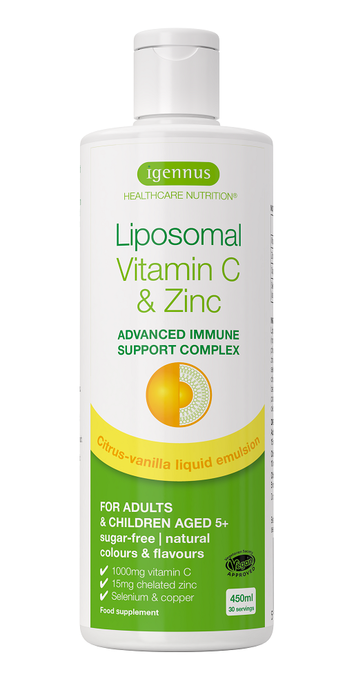 Liposomal Vitamin C 1000mg & Zinc 450ml