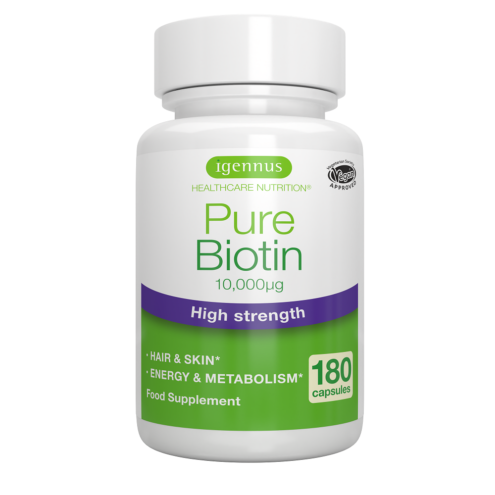 Pure Biotin 10,000ug 180's