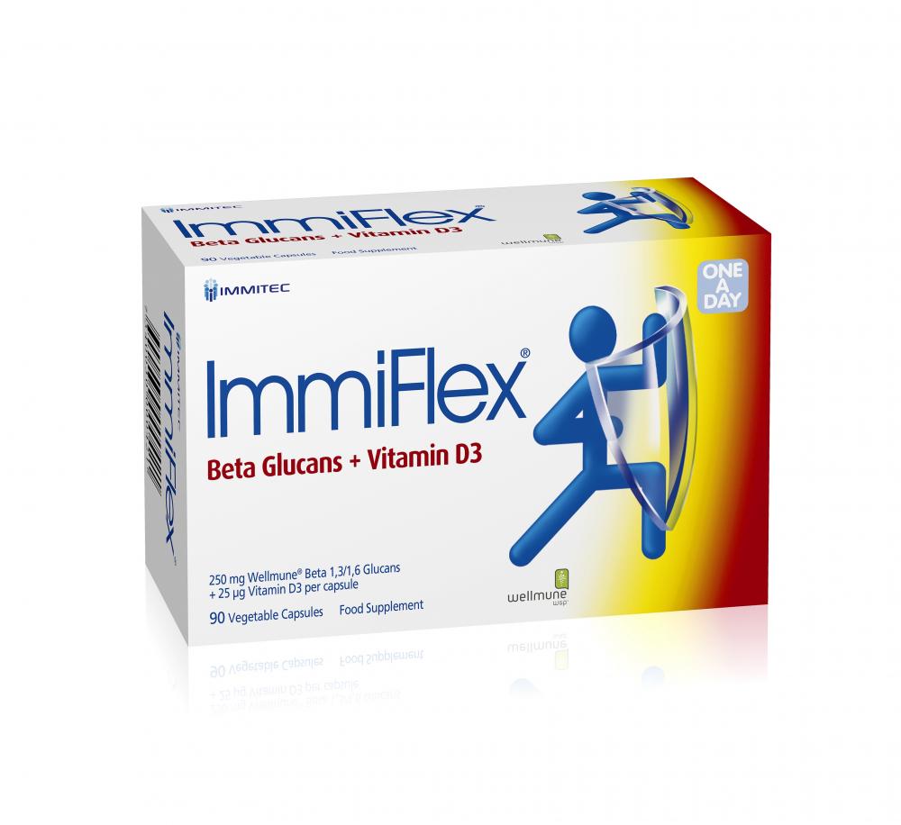 ImmiFlex Beta Glucans + Vitamin D3 90's