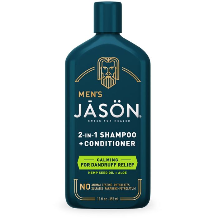 Men's 2-in-1 Shampoo + Conditioner Calming For Dandruff Relief Hemp Seed Oil + Aloe 355ml (Currently Unavailable)