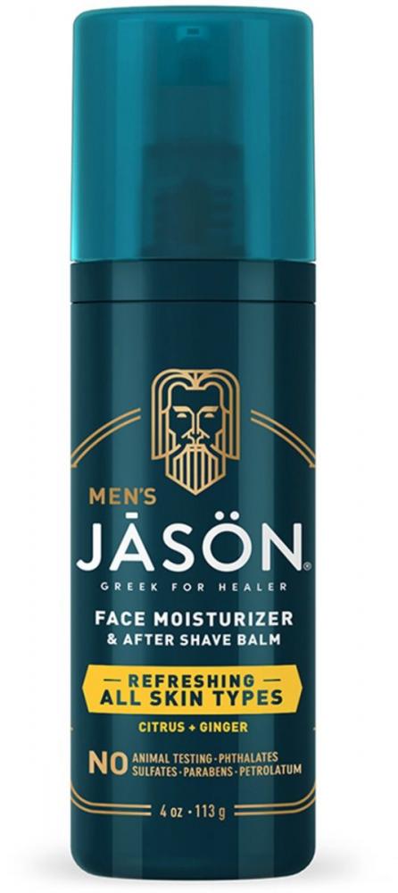 Men's Face Moisturizer & After Shave Balm Refreshing All Skin Types Citrus + Ginger 113g