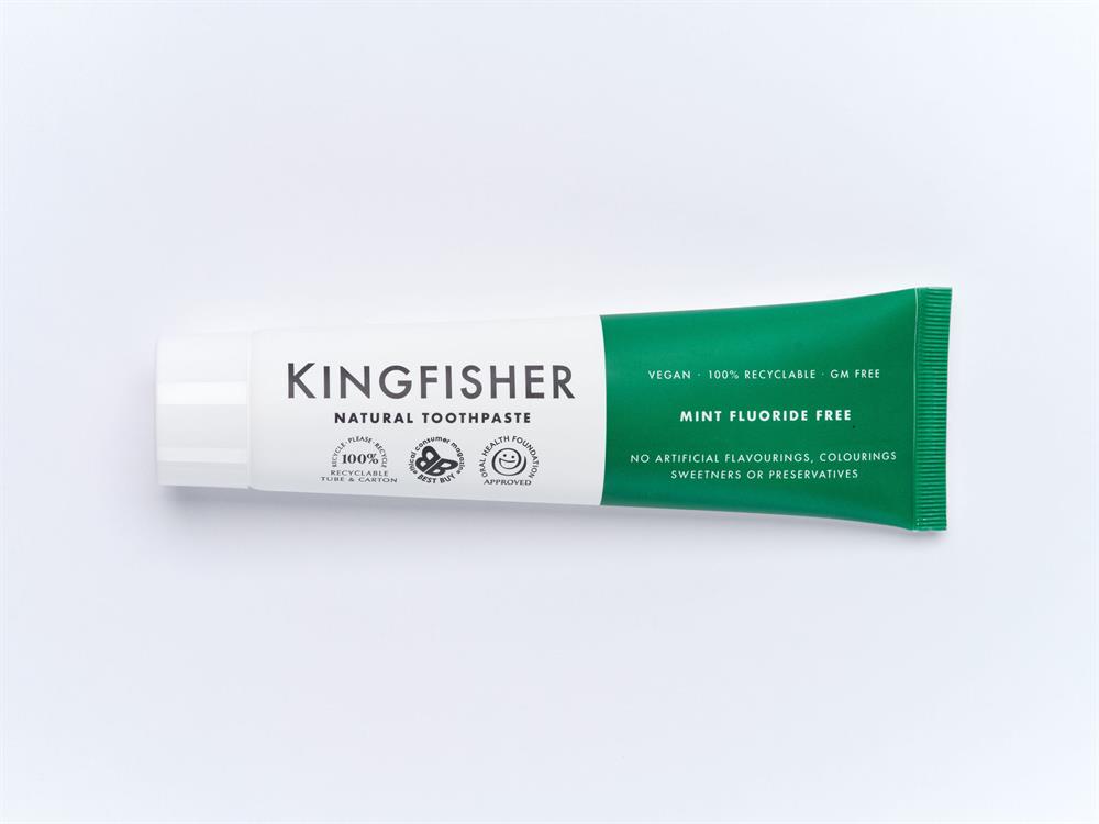 Natural Toothpaste Mint Fluoride Free 100ml (Dark Green)