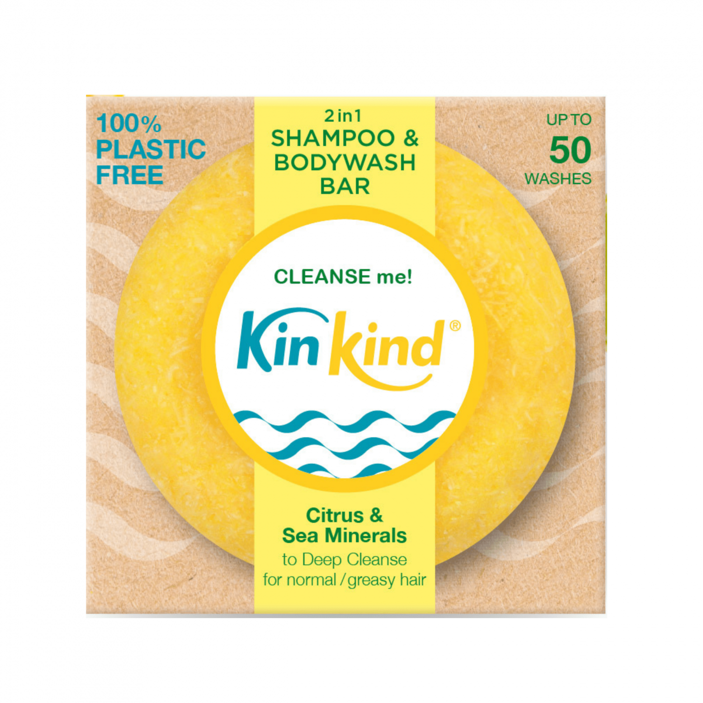 2in1 Shampoo & Bodywash Bar Citrus & Sea Minerals 50g