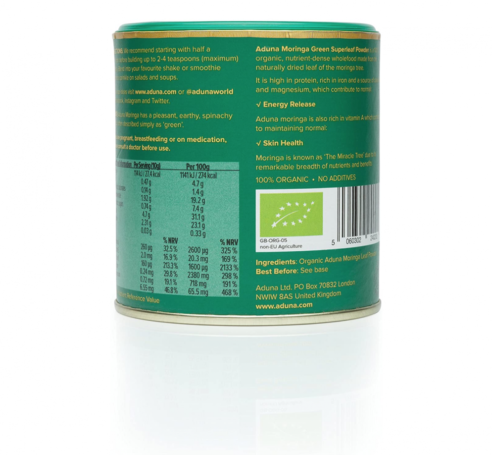 Moringa Green Superleaf Powder 100g