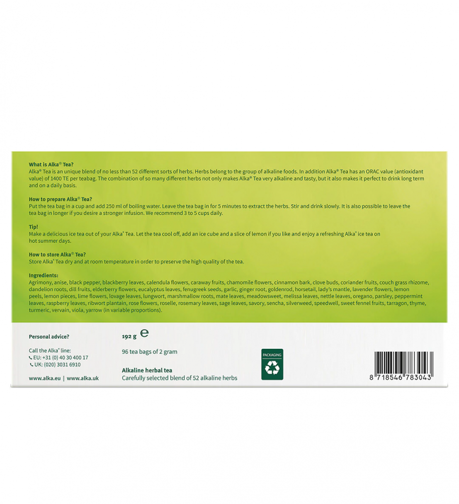 Alka Tea 100 Tea Bags