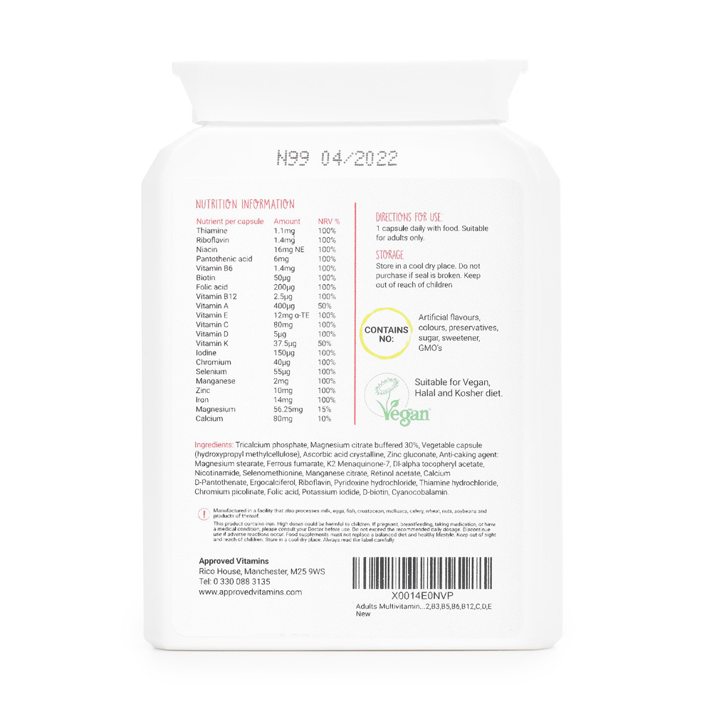 A-Z Adult Pro Vegan Multivitamin 60's