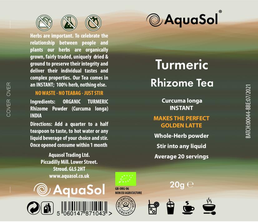 Turmeric Rhizome Tea (Organic) 20g