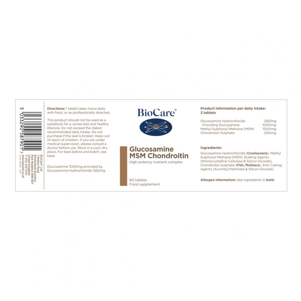 Glucosamine MSM Chondroitin 90's