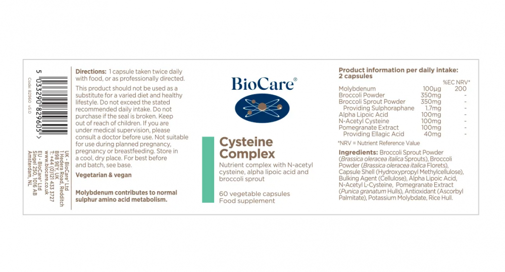 Cysteine Complex 60's