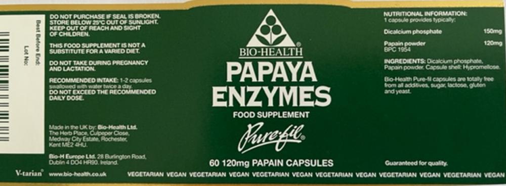 Papaya Enzymes 60's