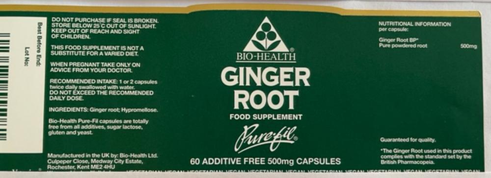 Ginger Root 60's