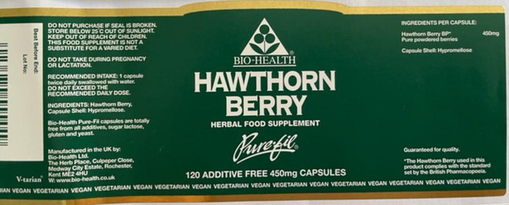 Hawthorn Berry 120's