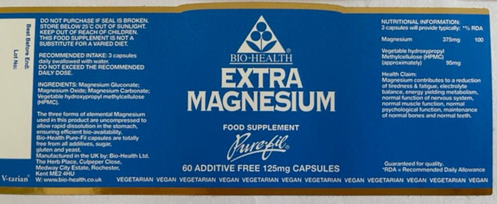 Extra Magnesium 60's