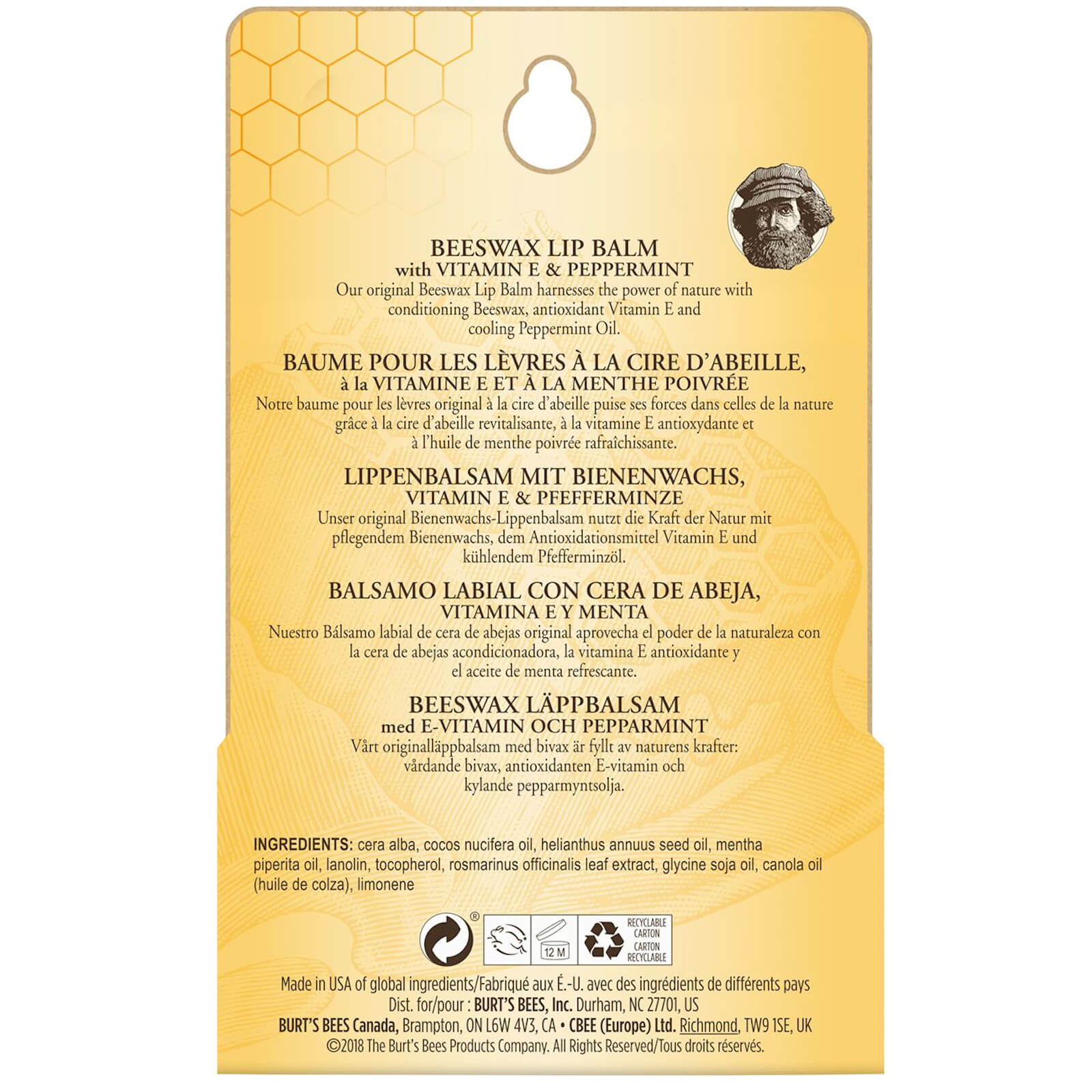 Beeswax Lip Balm 2 Pack