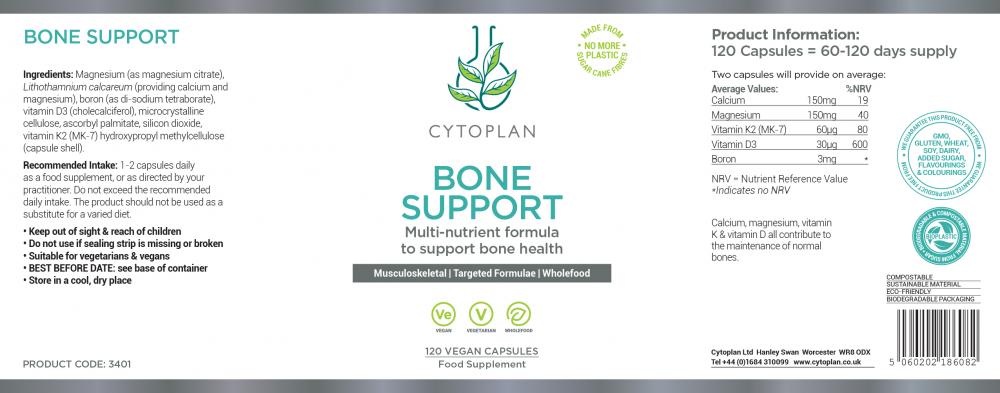 Bone Support 120's: The Natural Dispensary