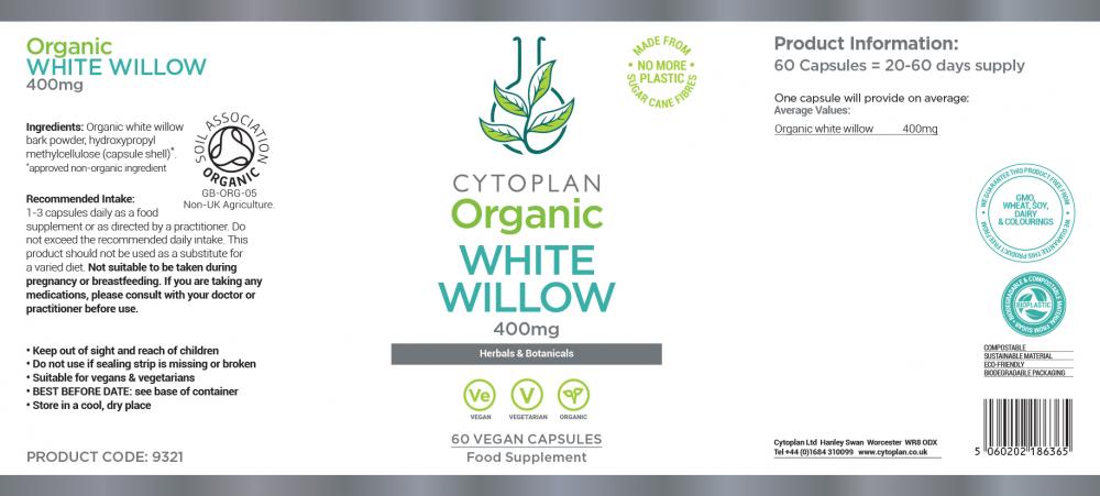 Organic White Willow 60's
